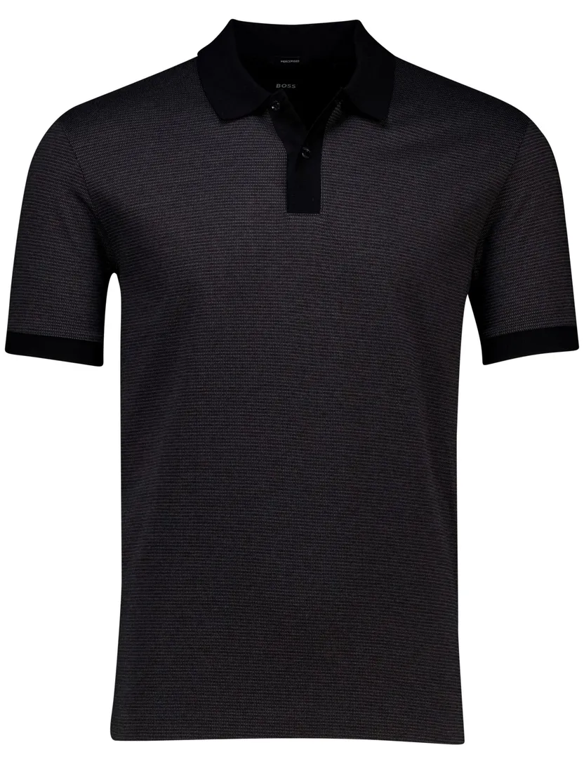 Hugo Boss Black H-Parlay korte mouw donkergrijs