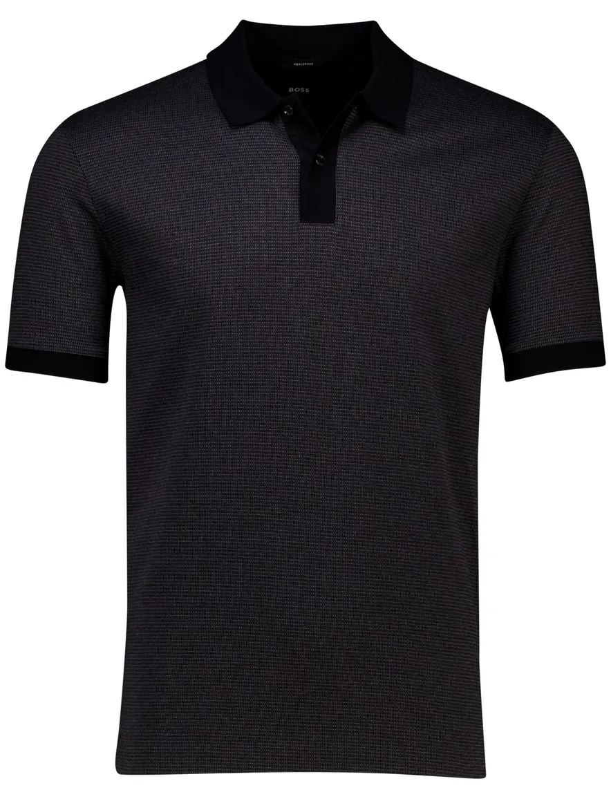 Hugo Boss Black H-Parlay korte mouw donkergrijs