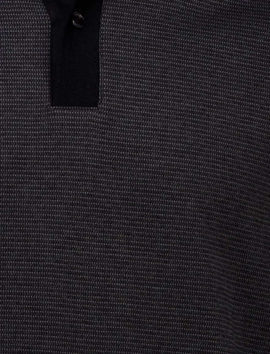 Hugo Boss Black H-Parlay korte mouw donkergrijs