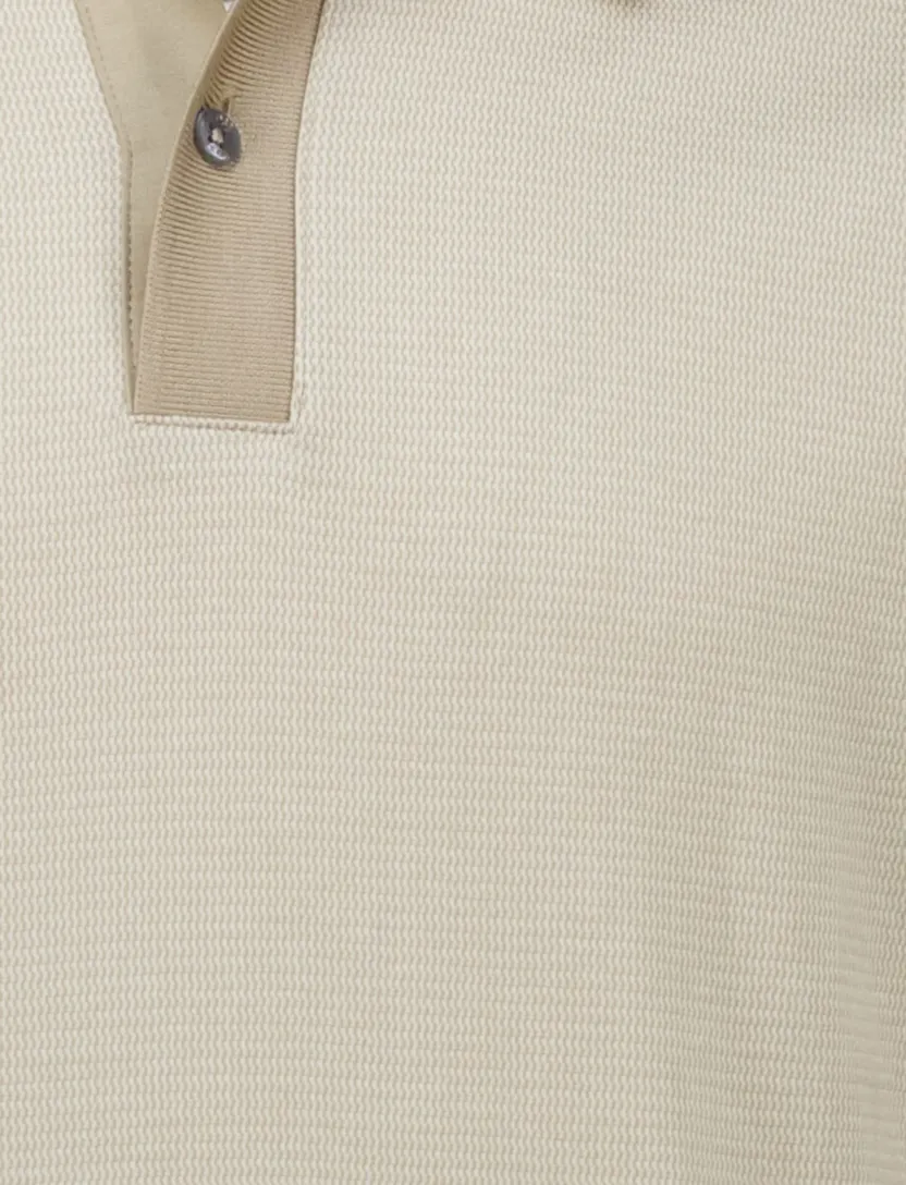 Hugo Boss Black H-Parlay korte mouw polo beige