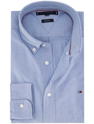 Tommy Hilfiger overhemd Tommy Hilfiger blauw button-down normale fit