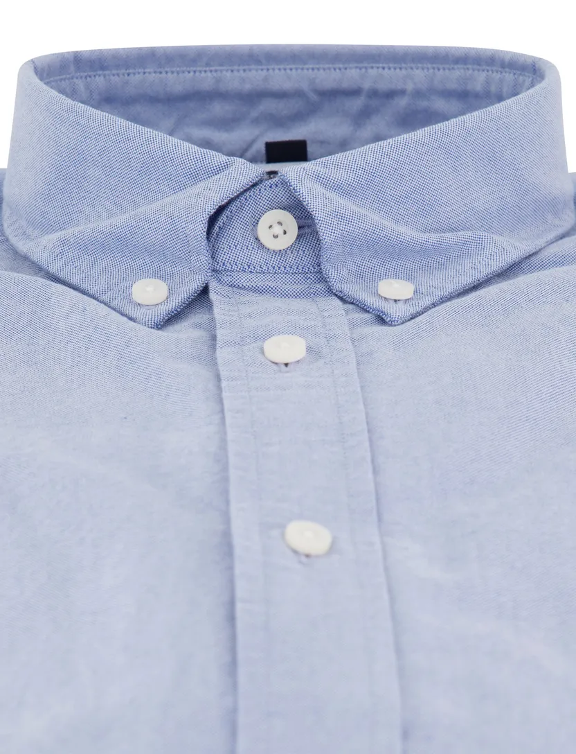 overhemd Tommy Hilfiger blauw button-down normale fit