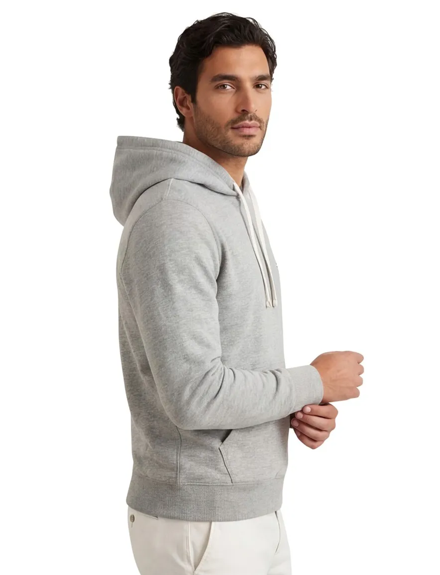 Tommy Hilfiger hoodie grijs katoen