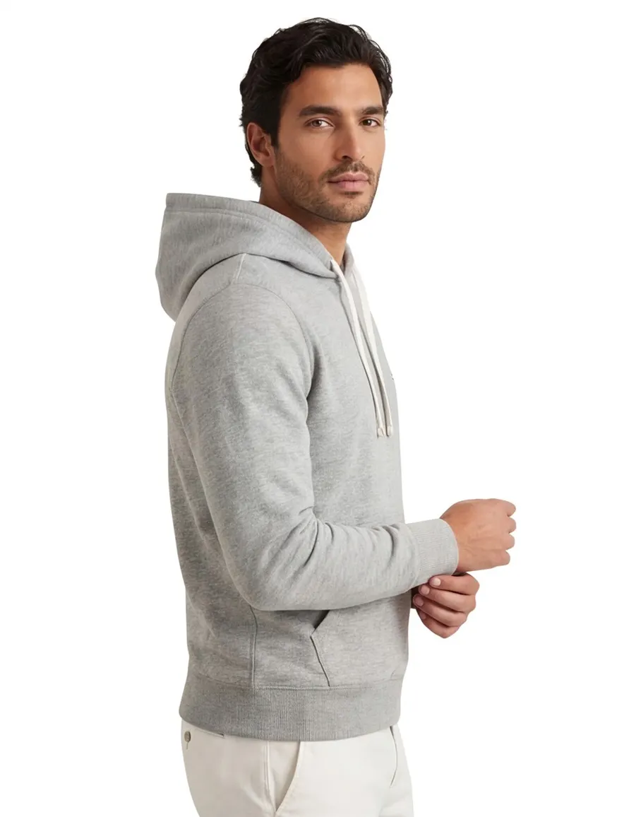 Tommy Hilfiger hoodie grijs katoen