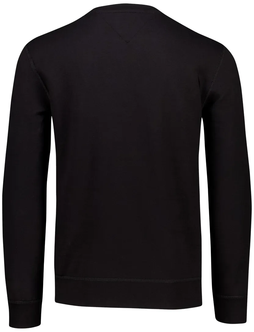 Tommy Hilfiger sweater zwart effen