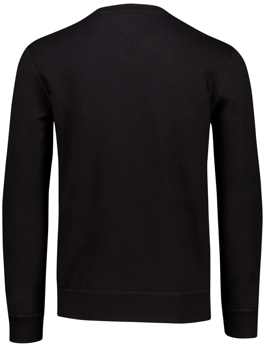 Tommy Hilfiger sweater zwart effen