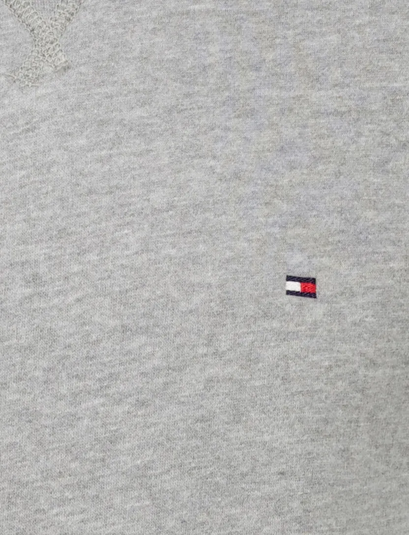 Tommy Hilfiger fleece sweater grijs katoen