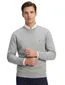 Tommy Hilfiger fleece sweater grijs katoen