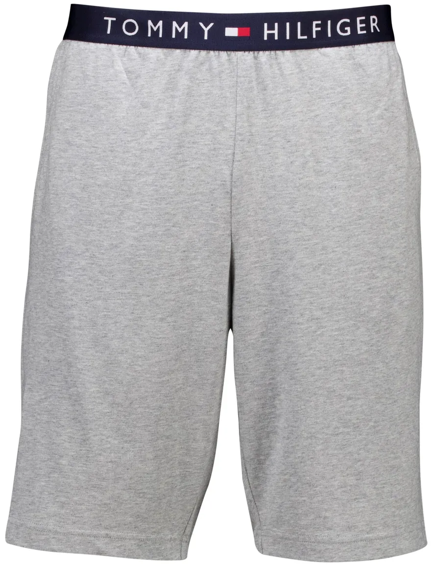 Tommy Hilfiger Jersey short grijs gemêleerd