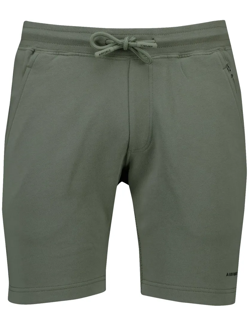 Airforce korte broek groen katoen
