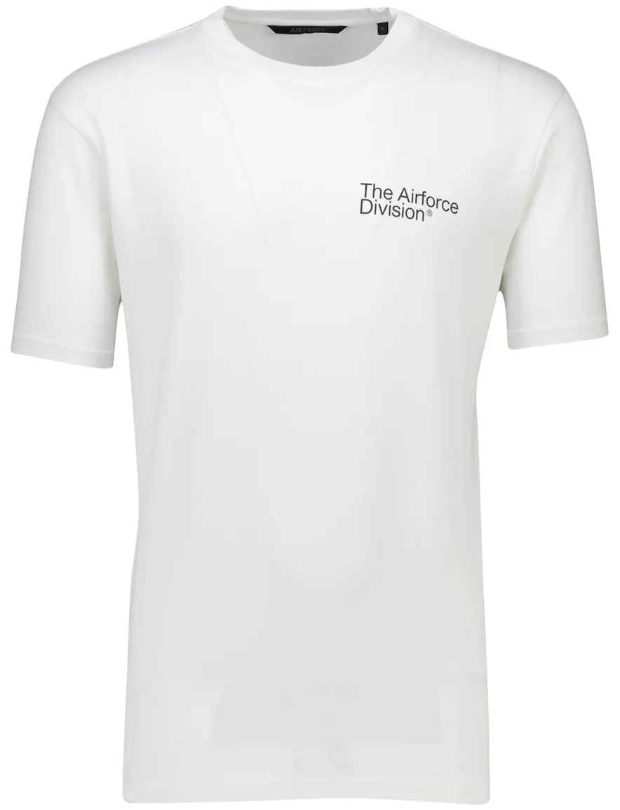 Airforce division t-shirt wit backprint katoen