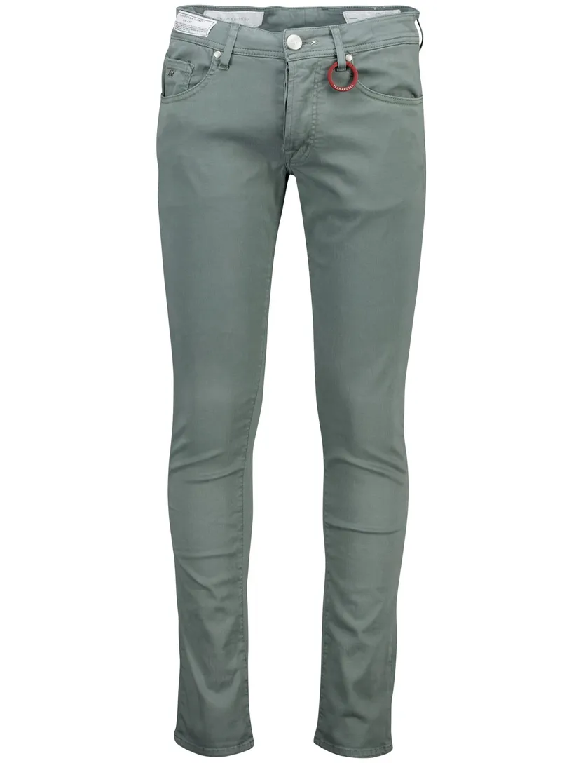 Tramarossa broek groen slim fit katoen