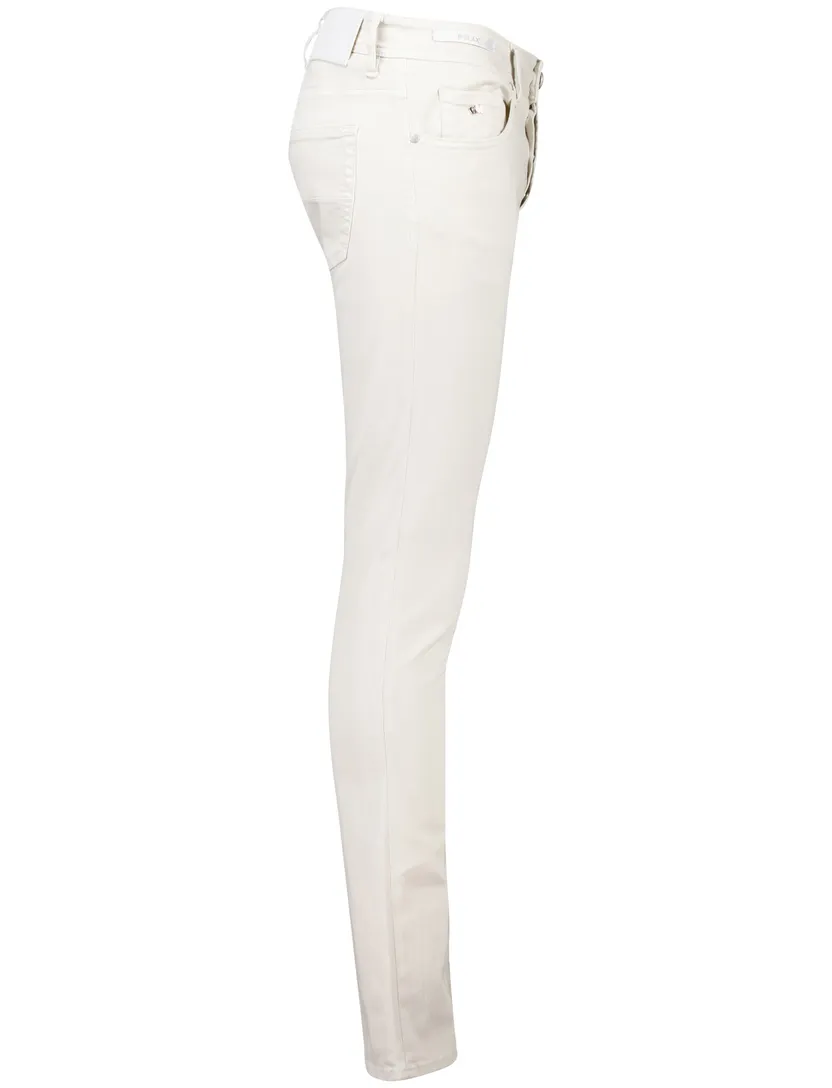 Tramarossa jeans effen wit slim fit denim