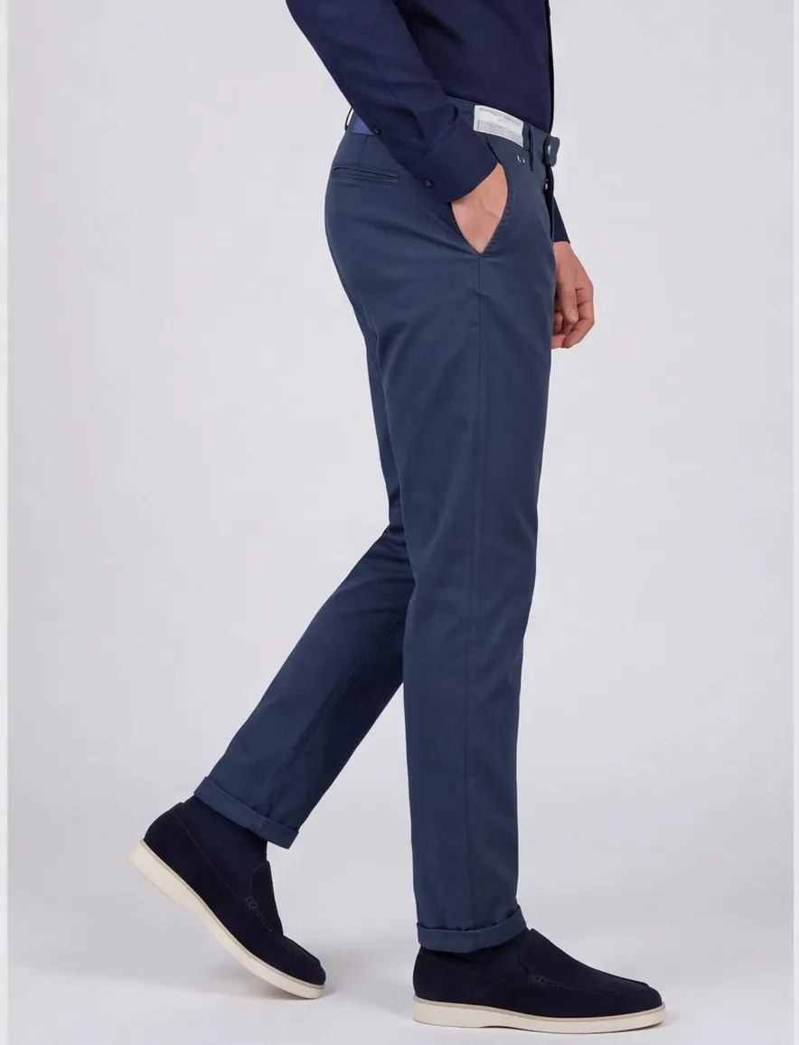 Tramarossa jeans blauw slim fit katoen
