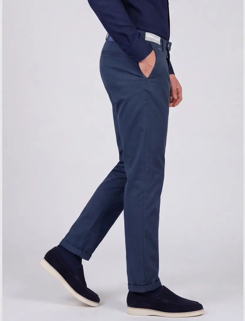 Tramarossa katoen jeans blauw slim fit