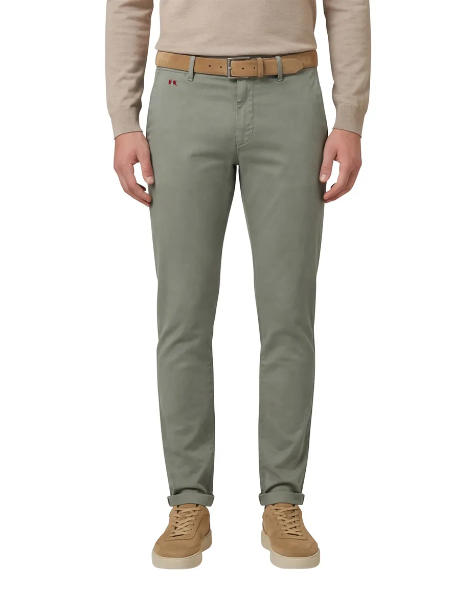 katoenen broek groen Tramarossa Luis