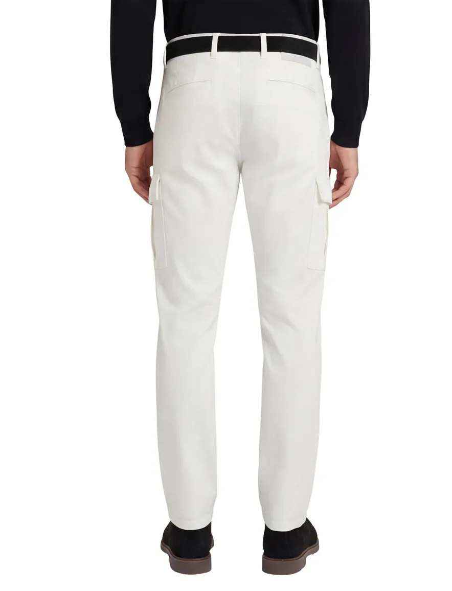 Tramarossa Amerigo 5-p pantalon spierwit effen slim fit katoen