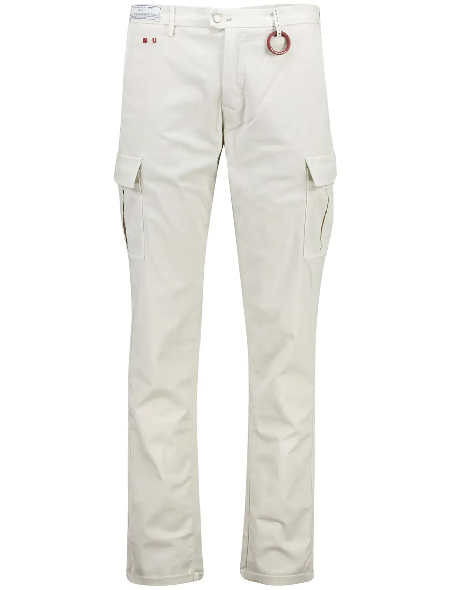 Tramarossa cargo broek wit katoen