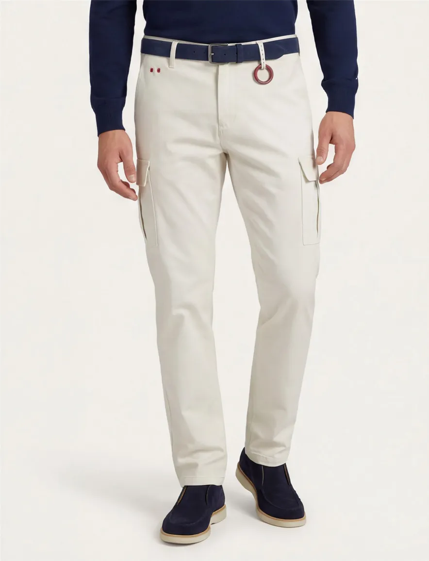 Tramarossa broek wit cargo