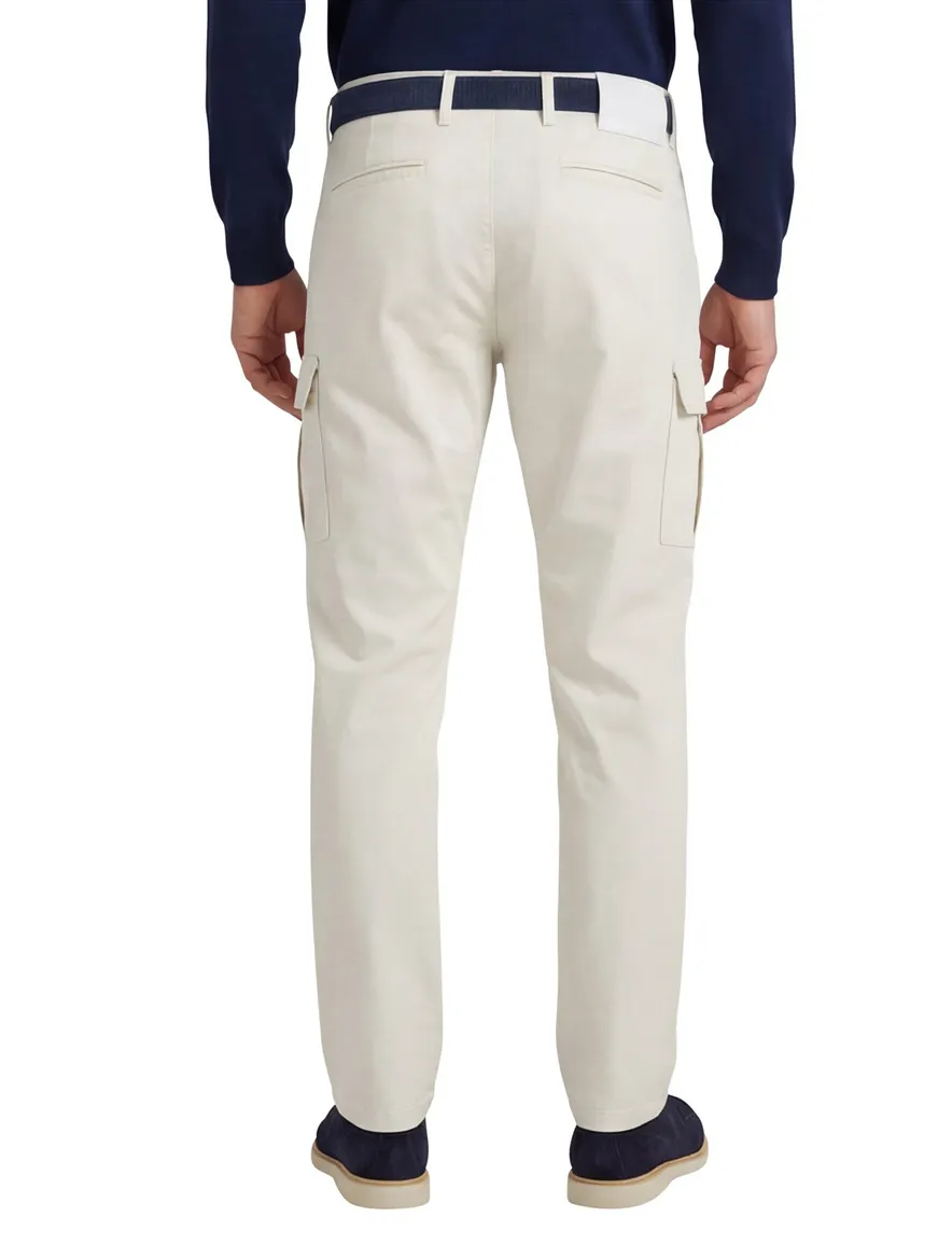 Tramarossa cargo broek wit katoen