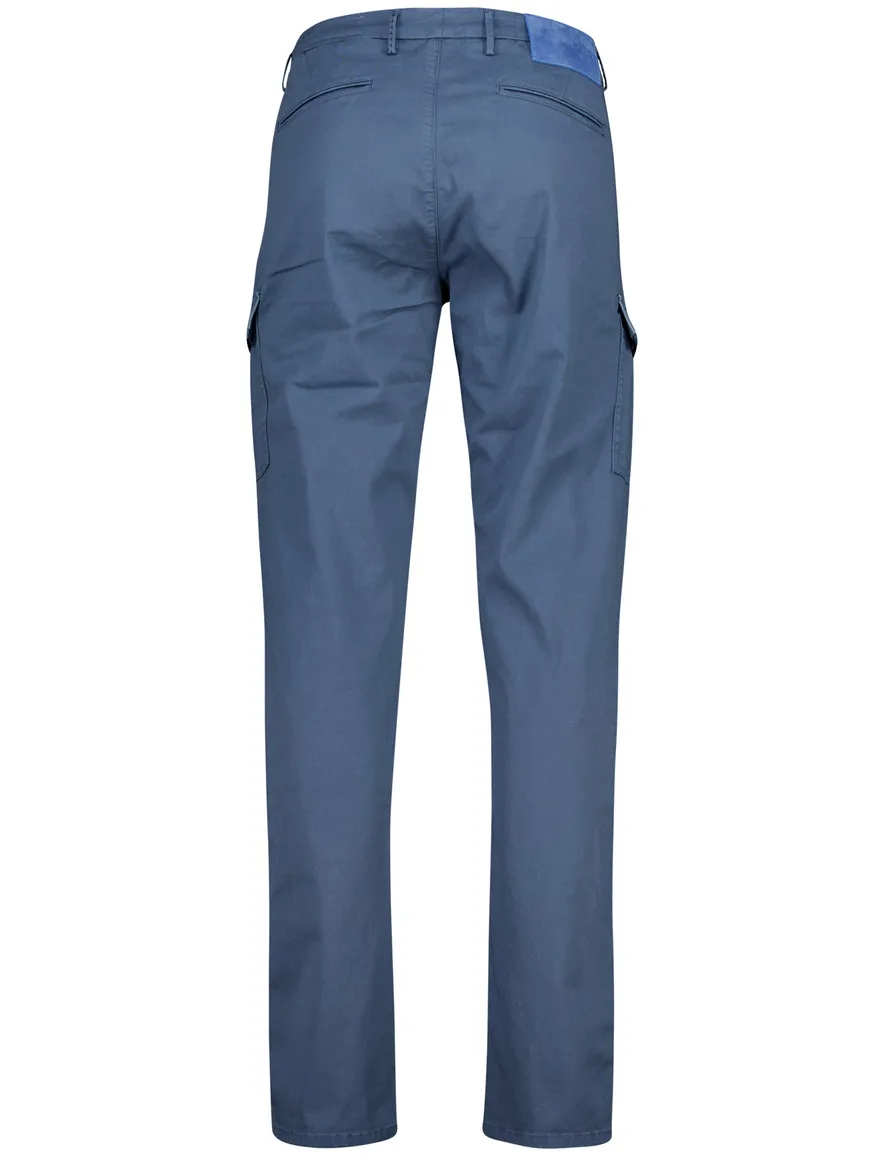 Tramarossa cargo broek blauw effen