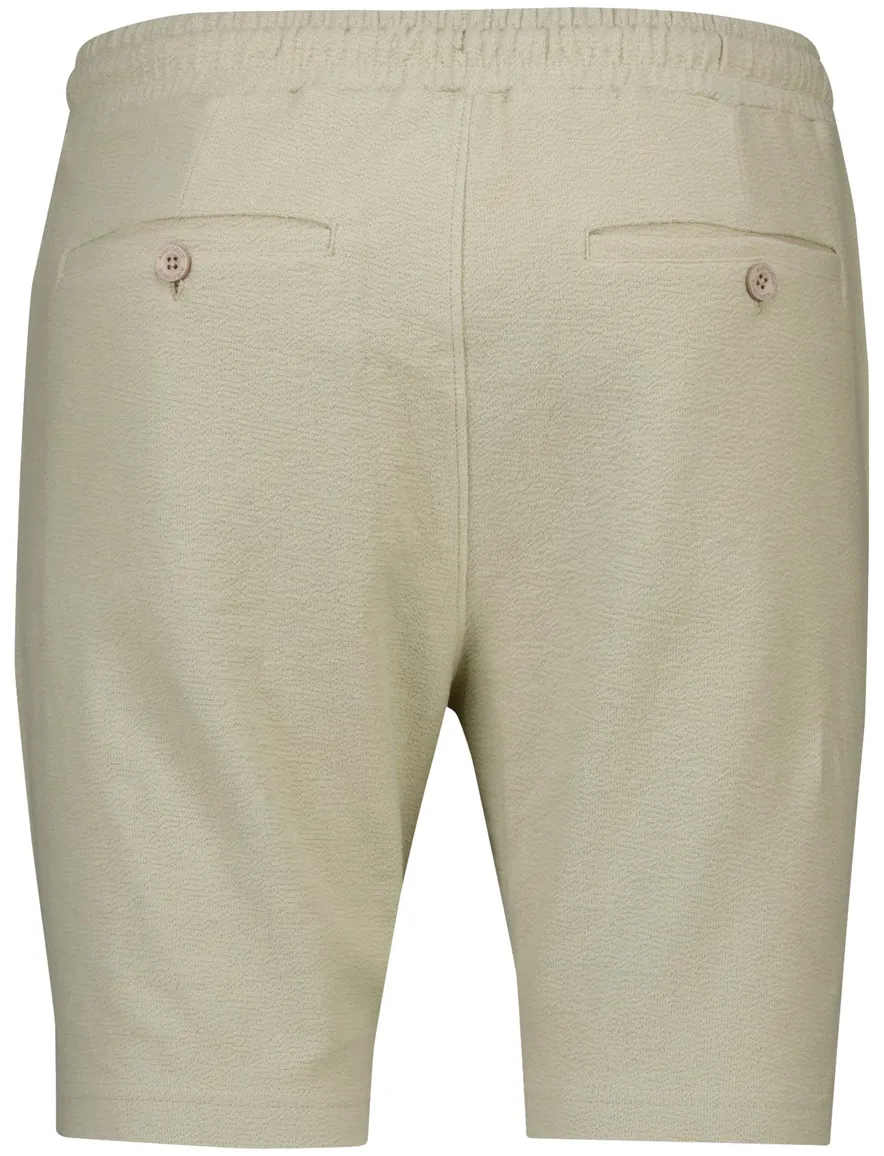 Airforce bermuda beige katoen effen