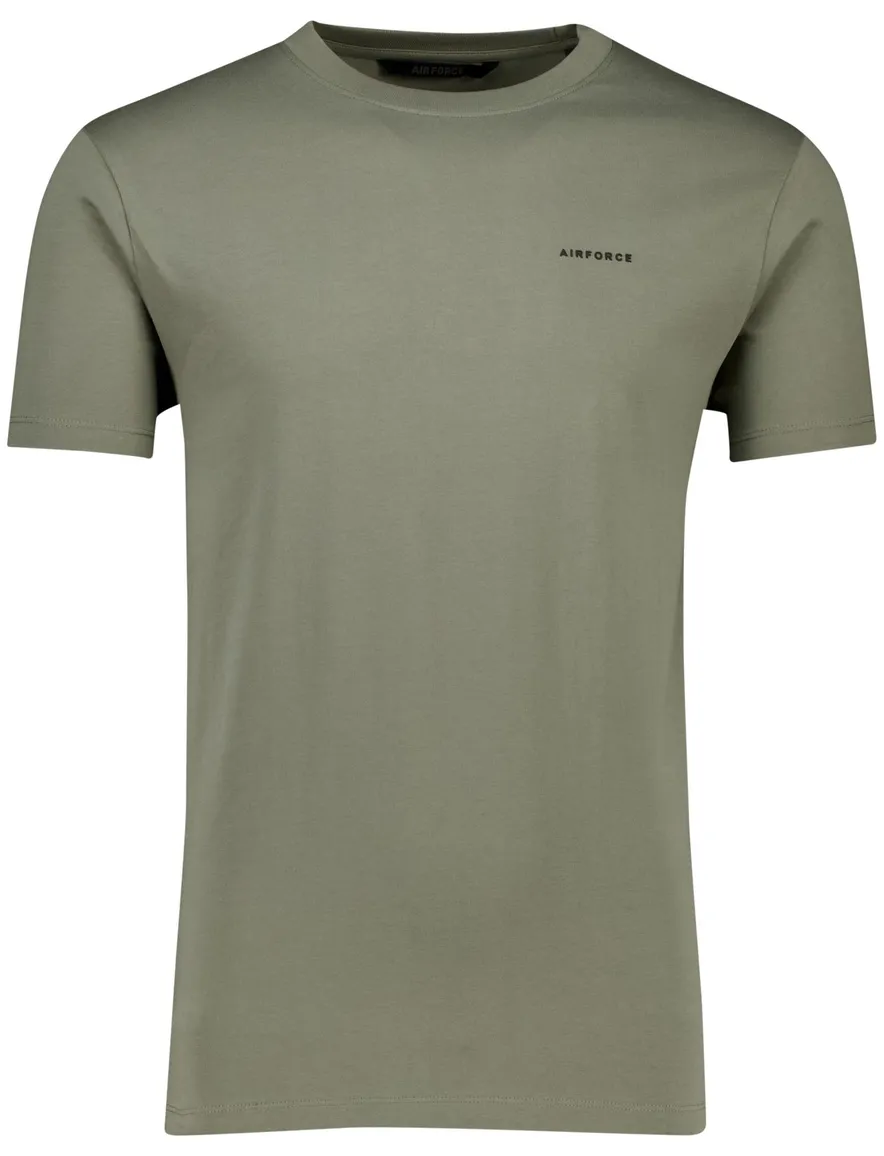 Airforce basic T-shirt groen