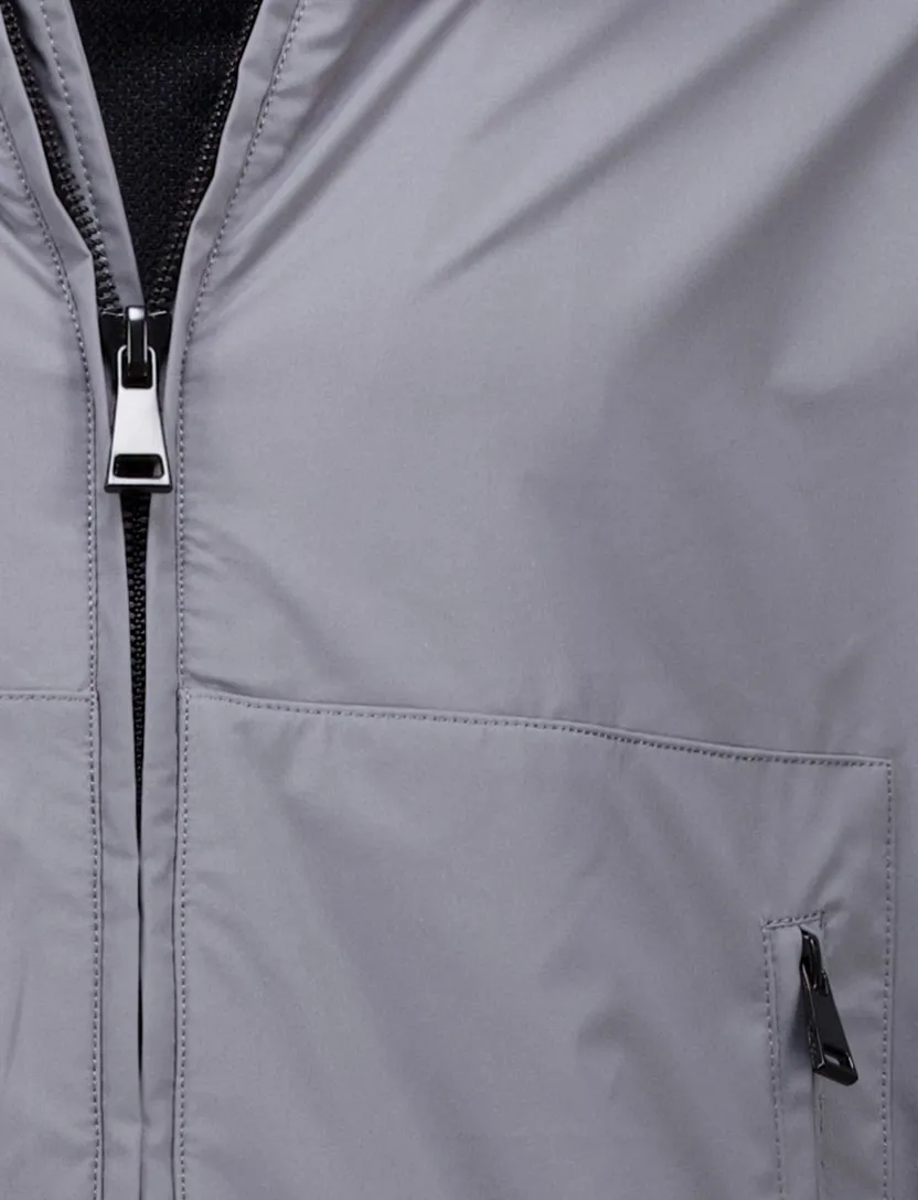 Airforce jack grijs four way stretch bomberjacket