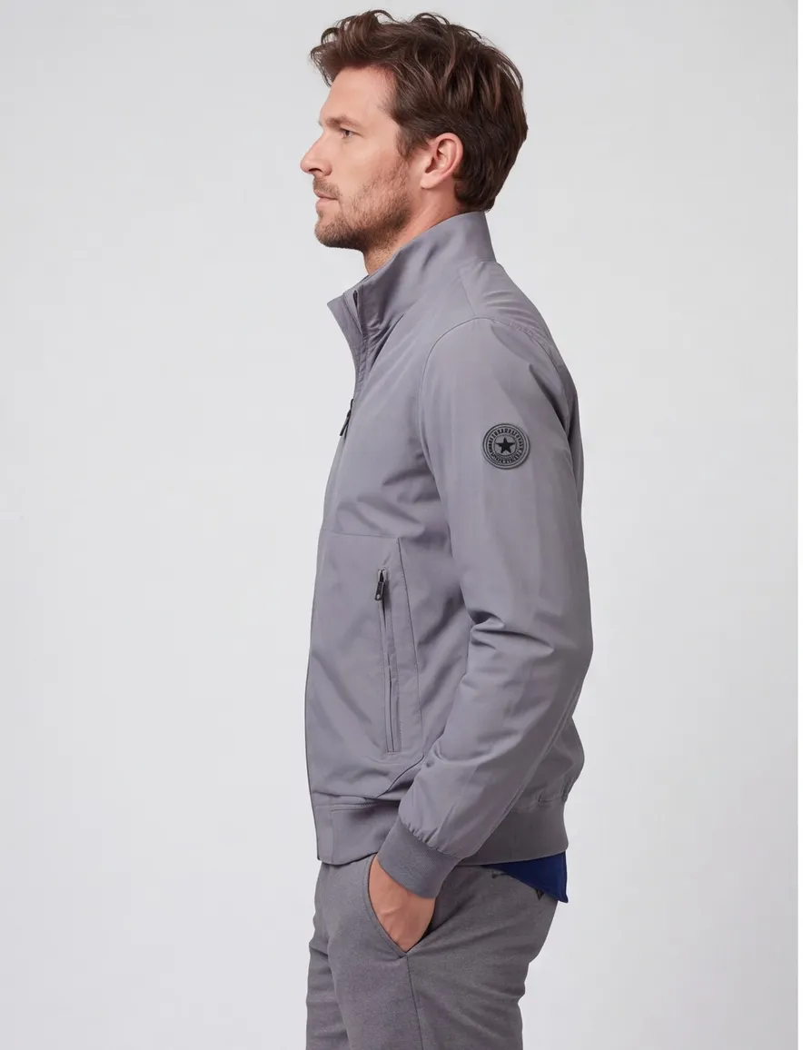 Airforce jack grijs polyester