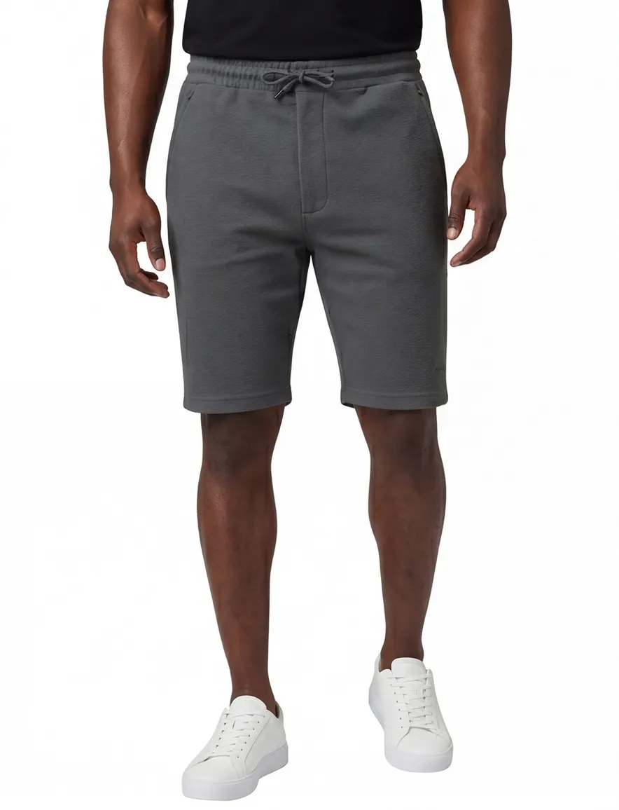 Airforce bermuda grijs katoen