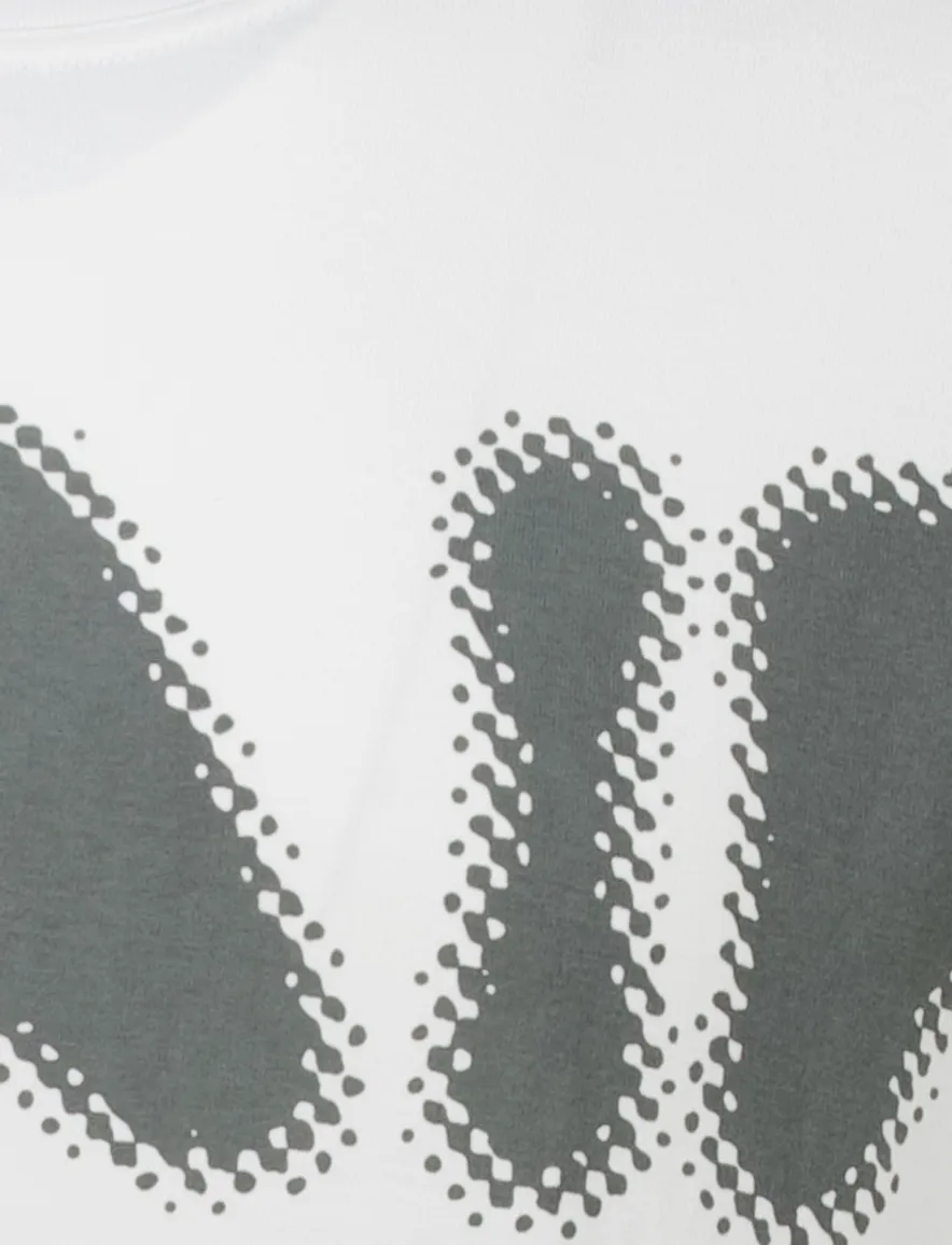 Airforce T-shirt wit korte mouw met print