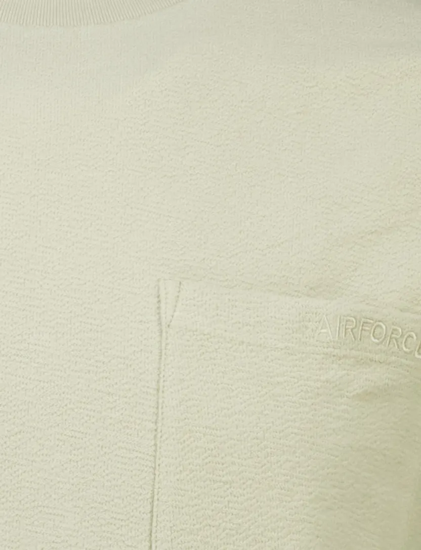 Airforce t-shirt Woven khaki