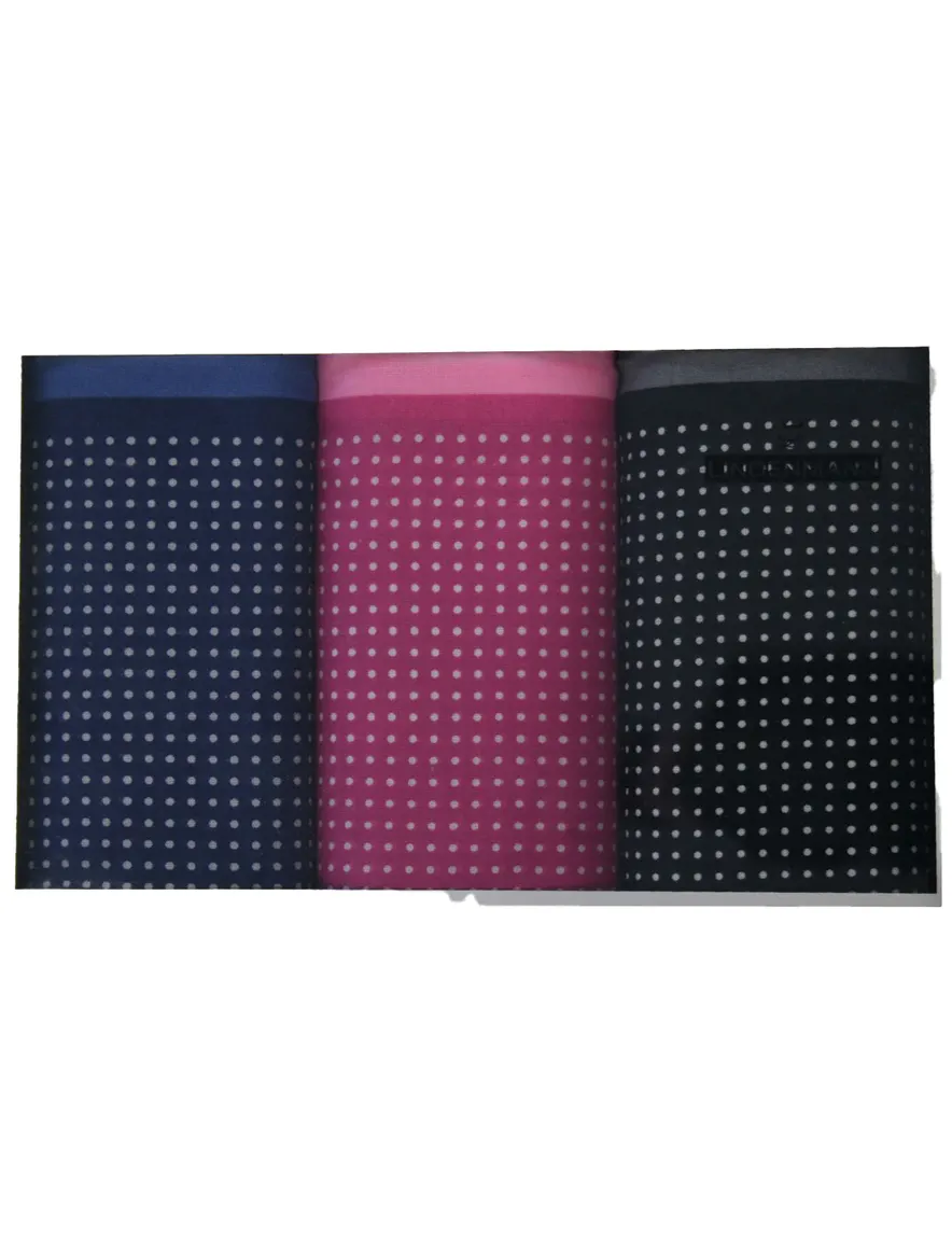 Lindenmann zakdoeken blauw roze zwart