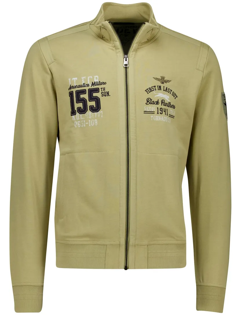 Aeronautica Militare regular fit vest beige