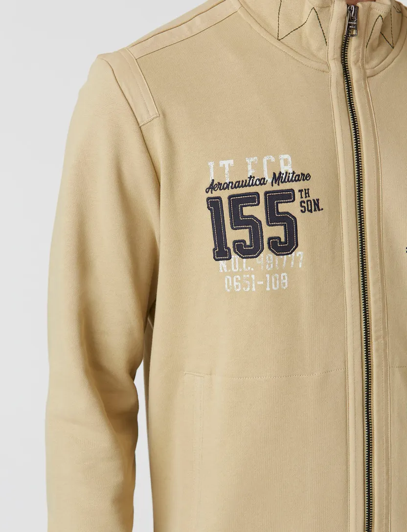 Aeronautica Militare regular fit vest beige