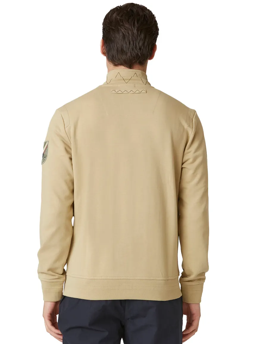 Aeronautica Militare regular fit vest beige