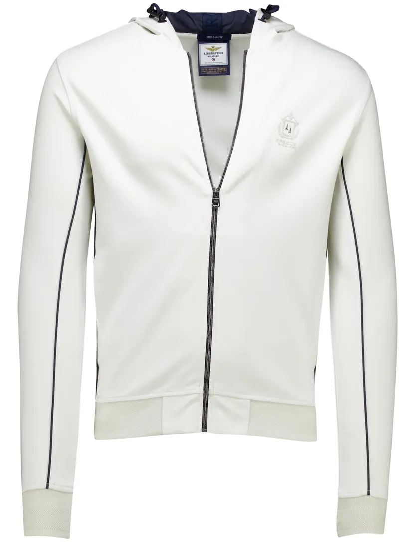 Aeronautica Militare vest ecru regular fit effen