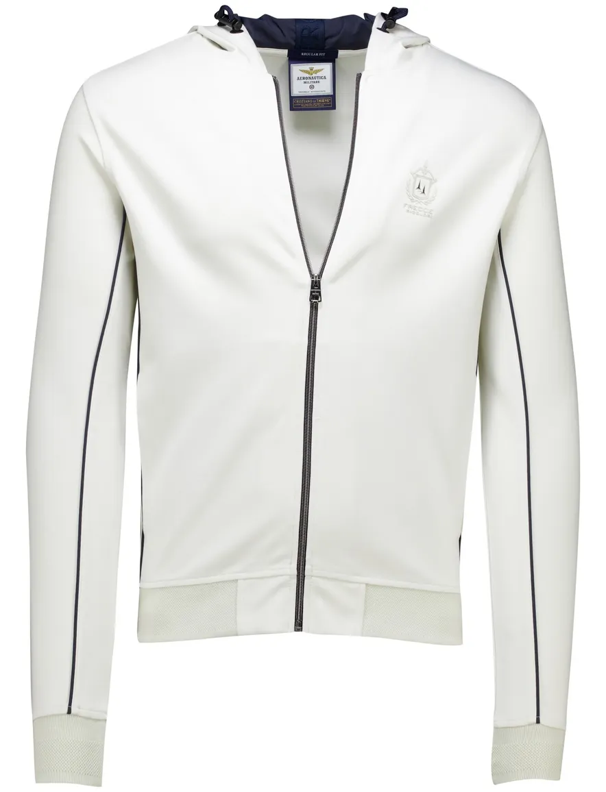 Aeronautica Militare vest ecru regular fit