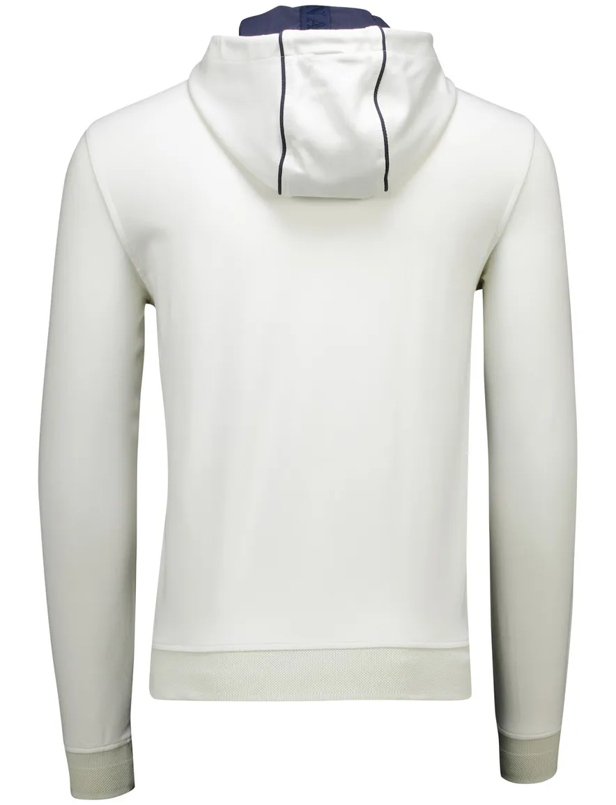 Aeronautica Militare vest ecru regular fit viscose