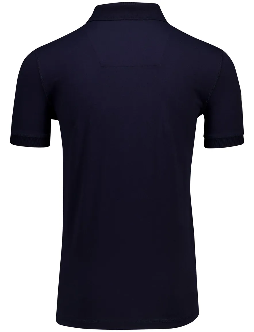 Aeronautica Militare regular fit polo navy