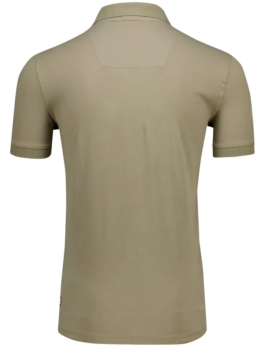 Aeronautica Militare regular fit polo khaki