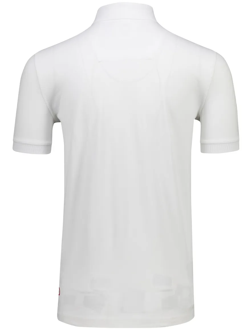 Aeronautica Militare regular fit polo wit met patches