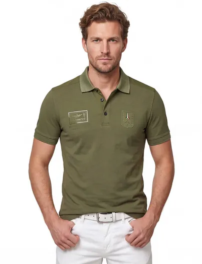 Aeronautica Militare Aeronautica Militare polo groen jersey