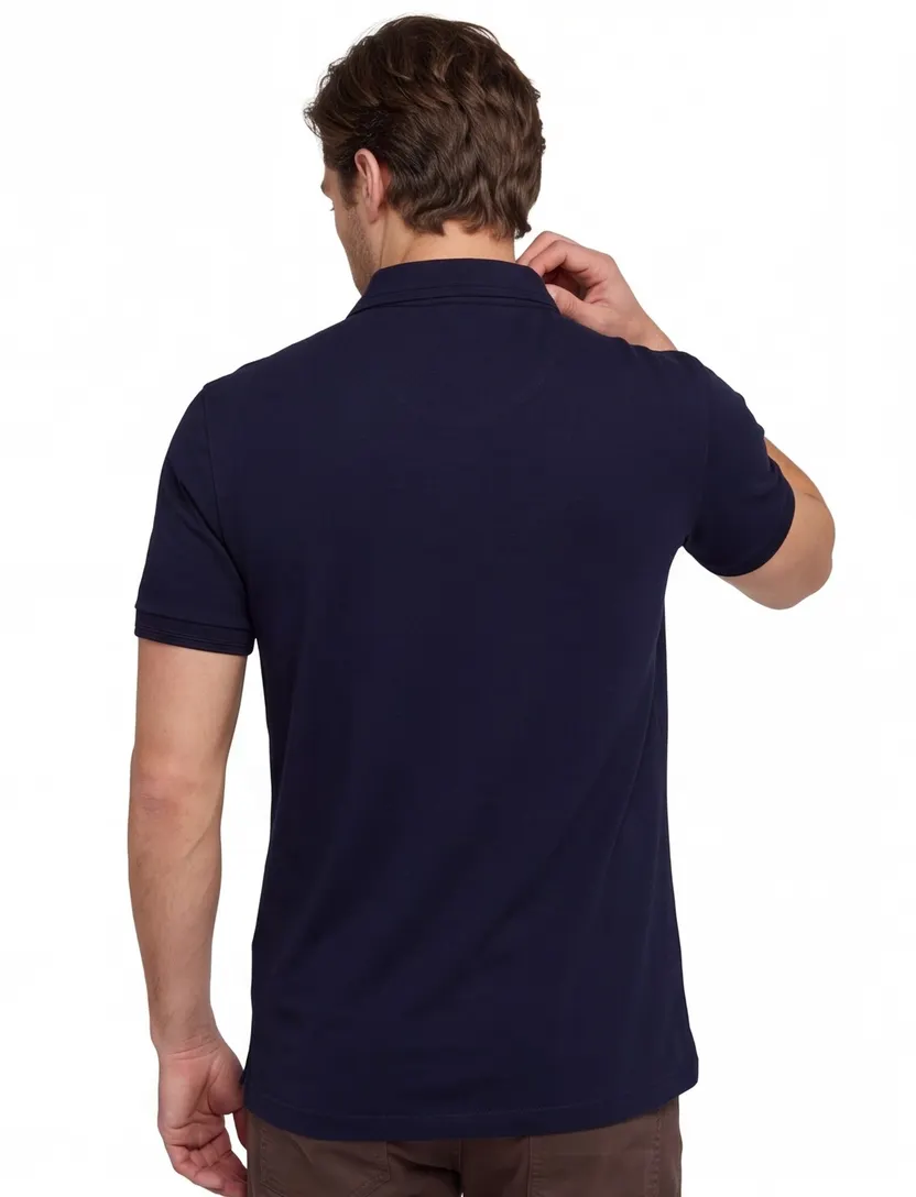 Aeronautica Militare polo donkerblauw jersey