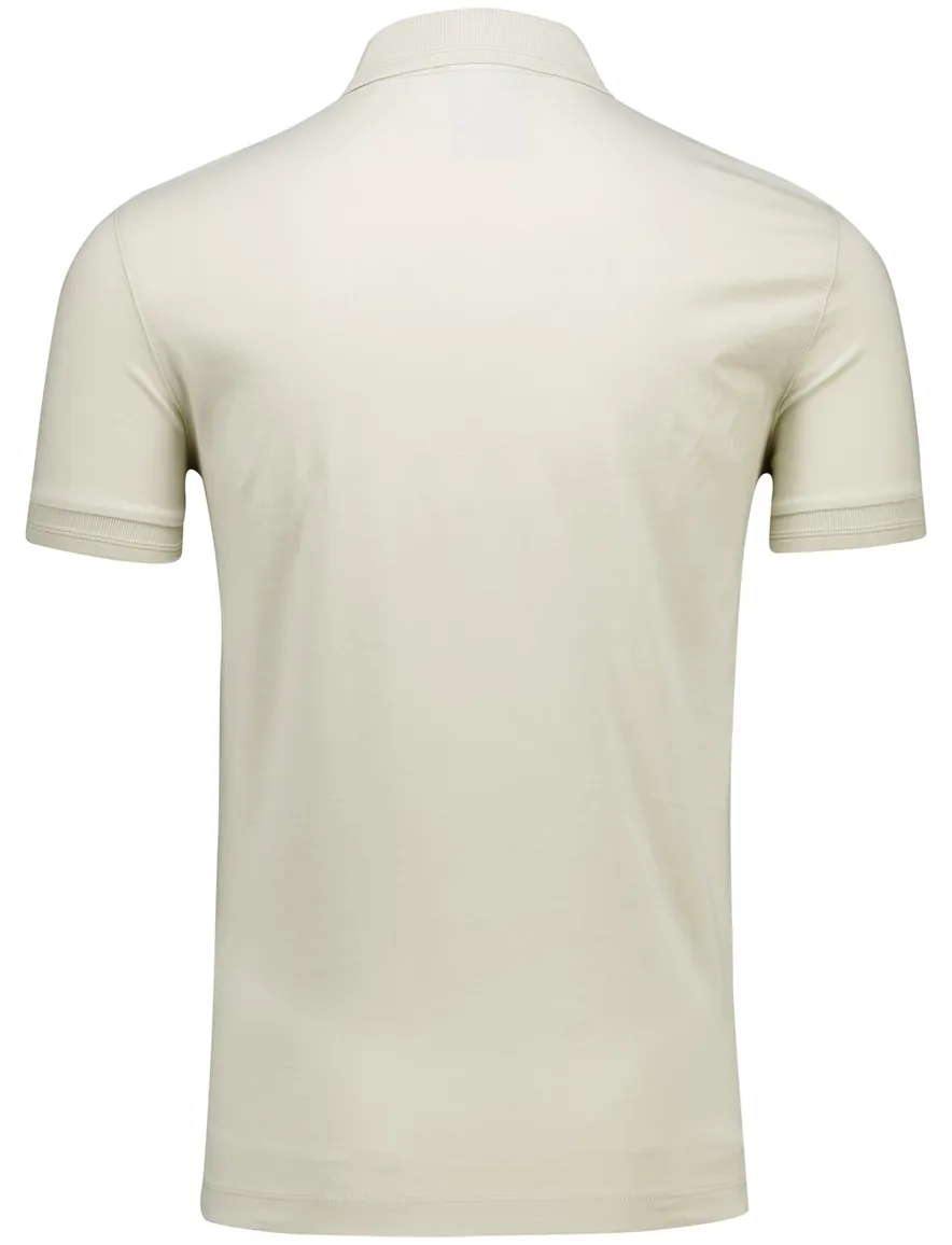 Aeronautica Militare polo creme regular fit katoen