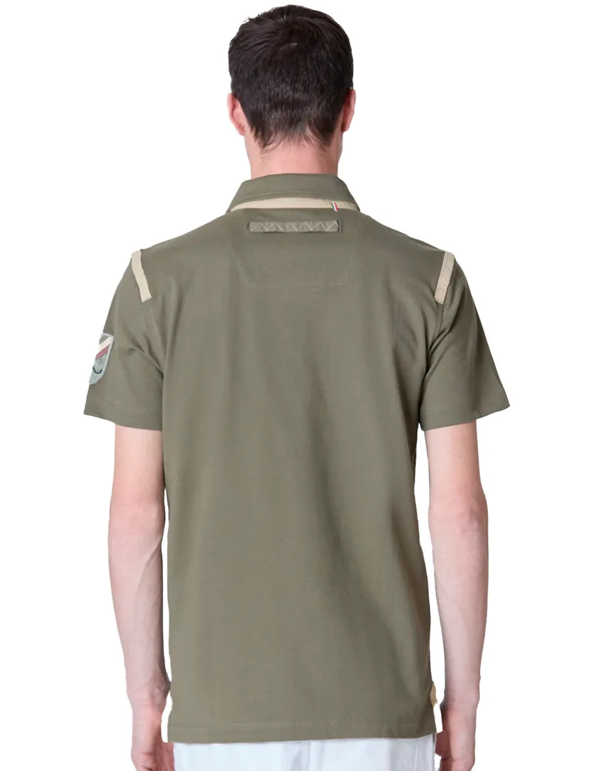 Aeronautica Militare polo groen opdruk