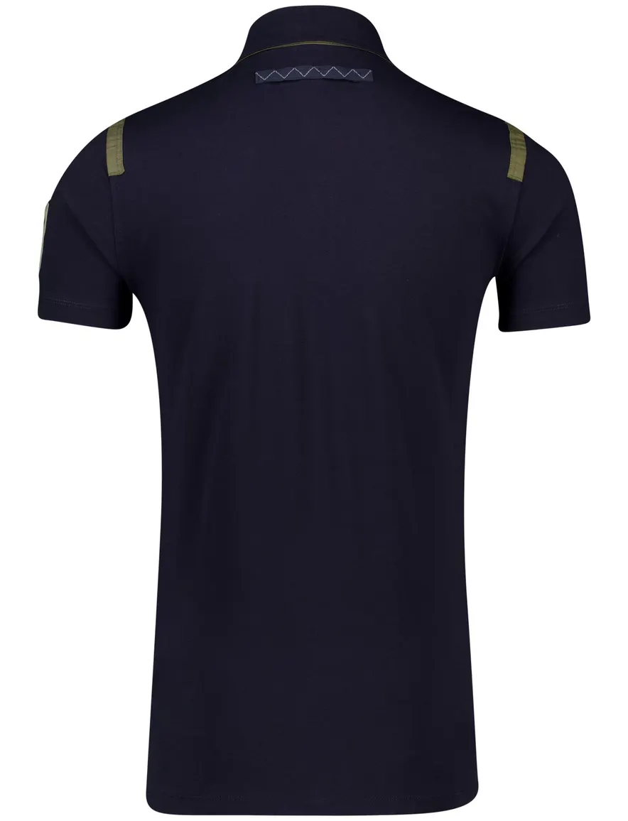 Aeronautica Militare polo donkerblauw katoen