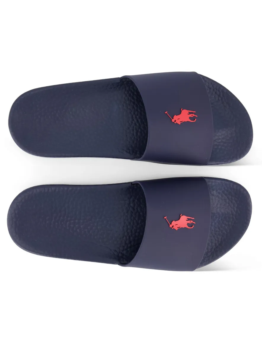Polo Ralph Lauren slippers donkerblauw