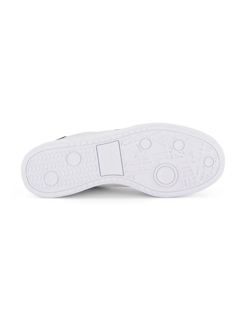 Polo Ralph Lauren sneakers wit met donkerblauw geprint