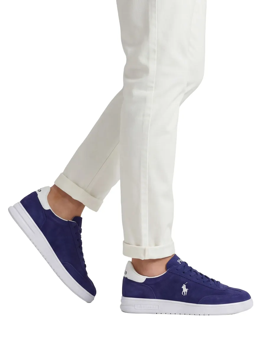 Polo Ralph Lauren sneakers donkerblauw met wit